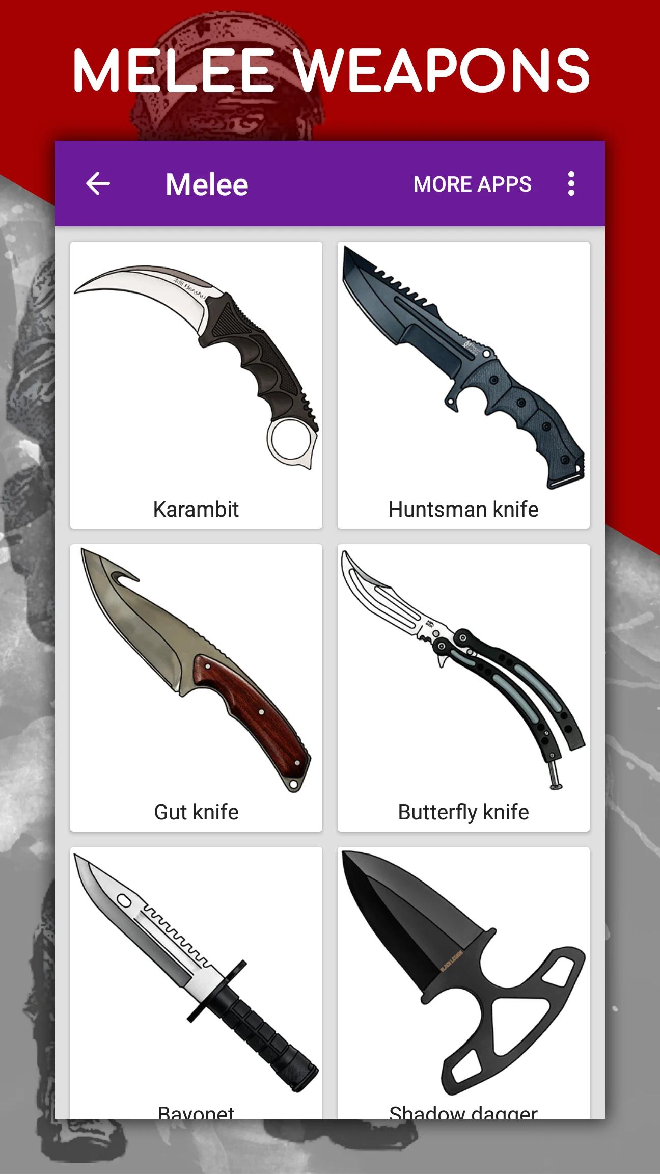 How to draw weapons by steps screenshot